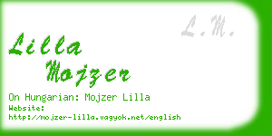 lilla mojzer business card